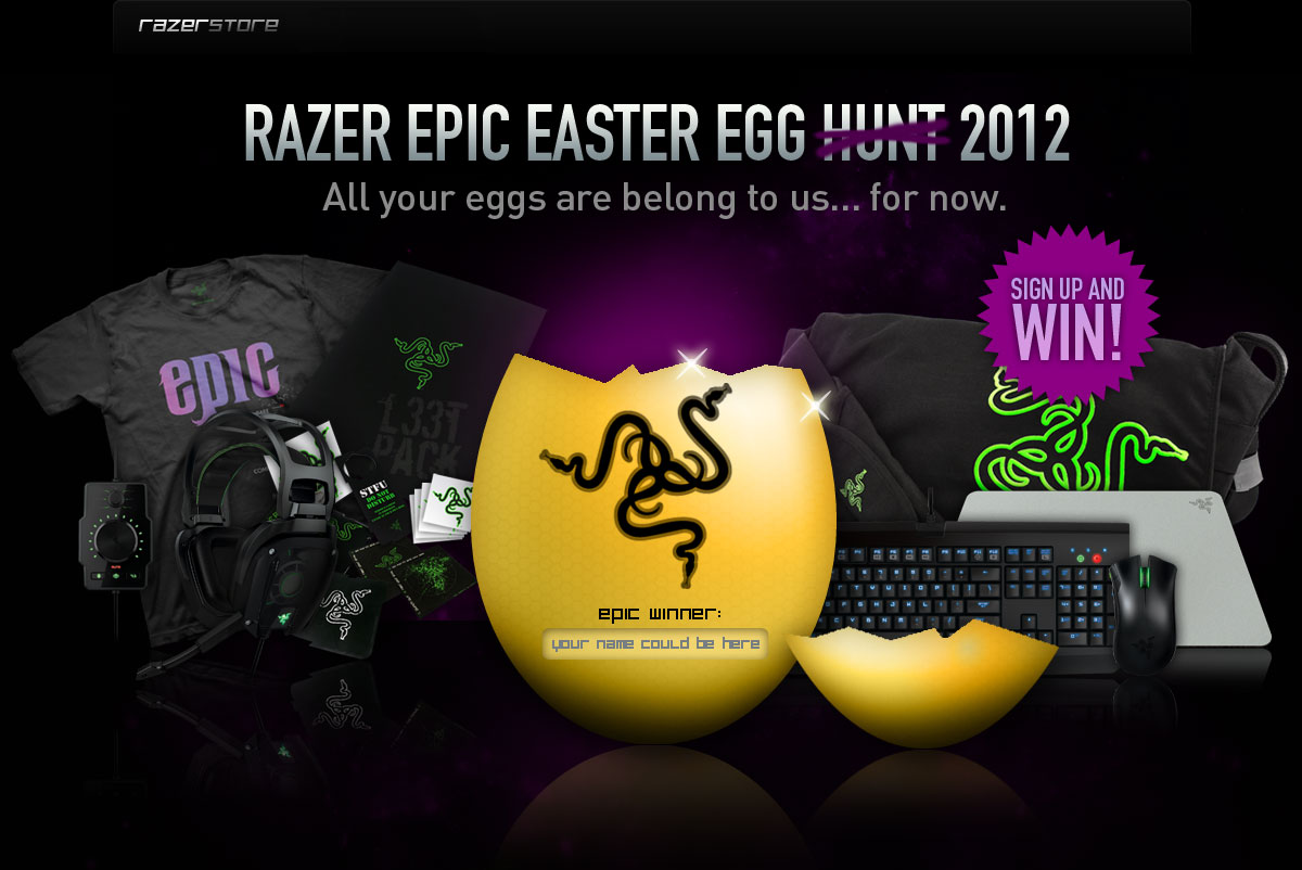 Razer Epic Easter Egg Hunt 2012