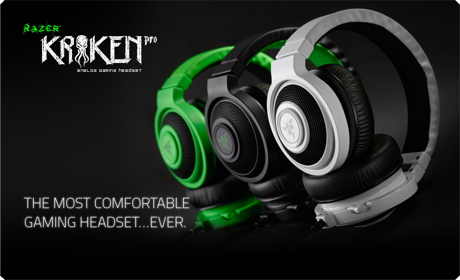 Razer Kraken Pro - Buy Gaming Grade Headsets - Official Razer Online