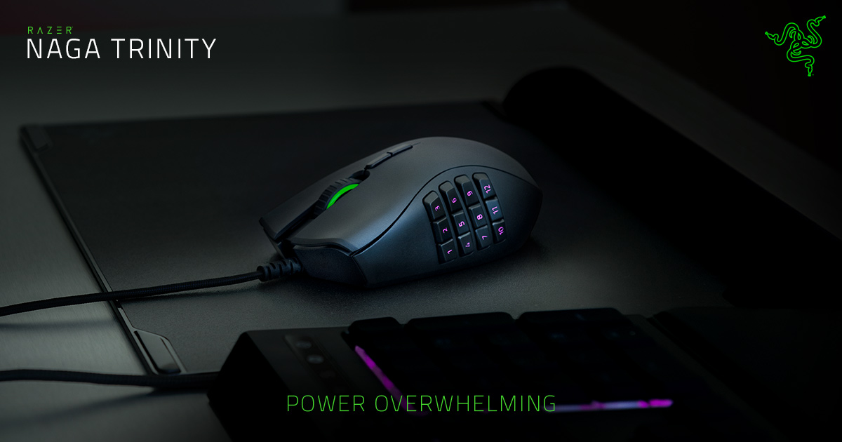 スマホ/家電/カメラゲーミングマウス 【Razer Naga Trinity】 ナーガトリニティ