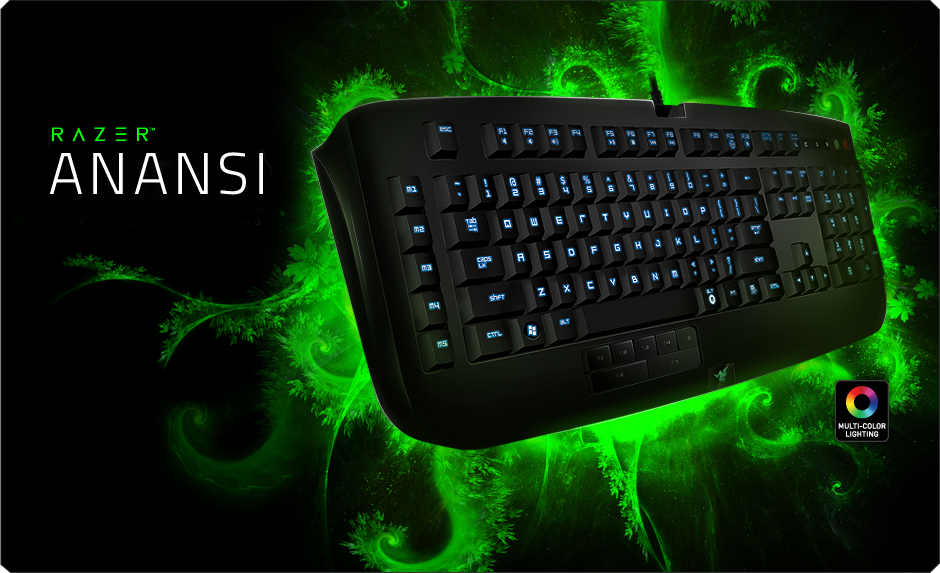 Razer Anansi Gaming Keyboard - Best MMO Gaming Keyboard - Razer United States