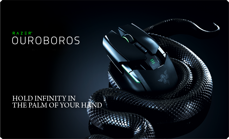 Razer Ouroboros – Wired / Wireless Gaming Mouse