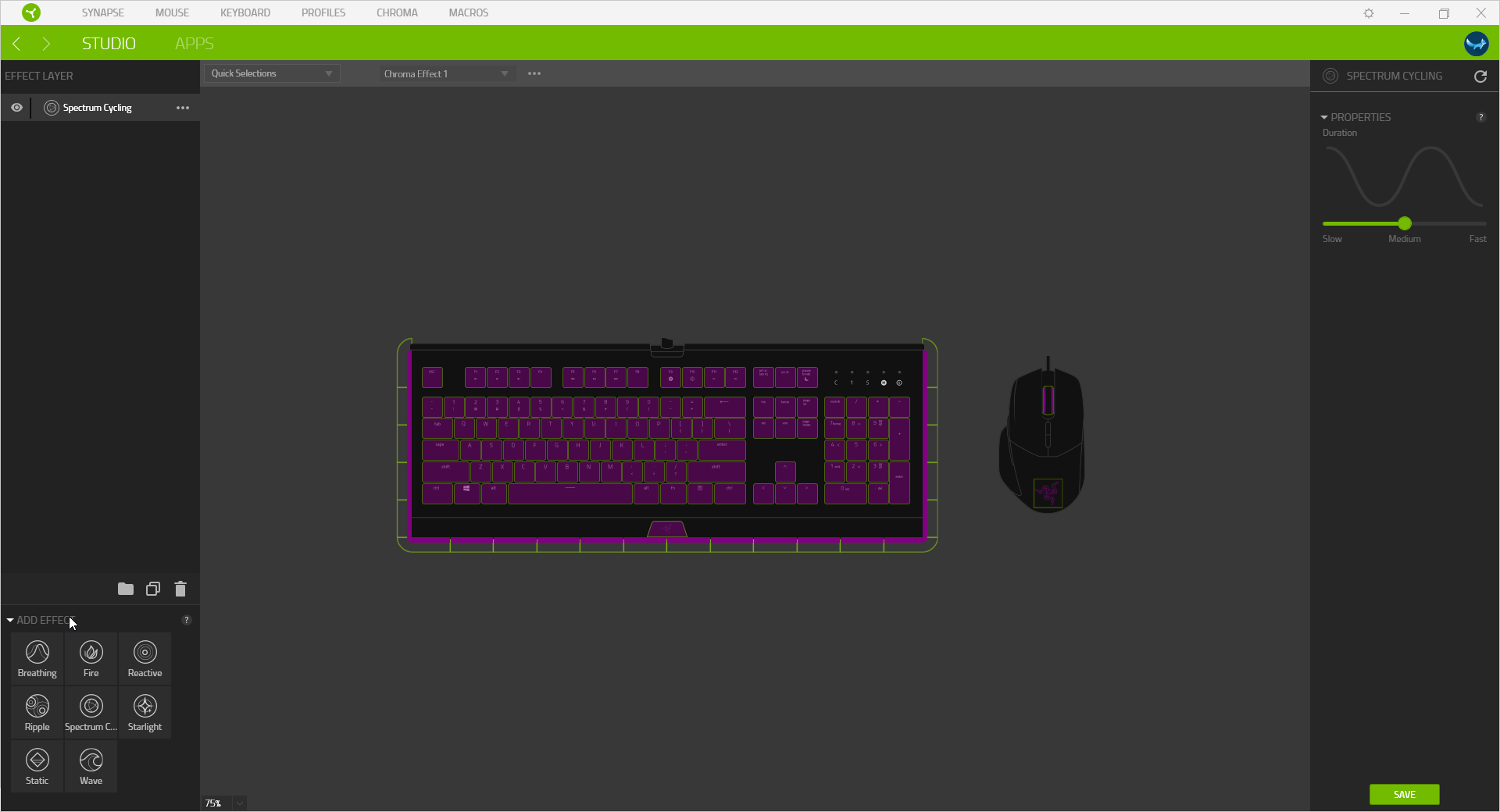 how to import chroma profiles