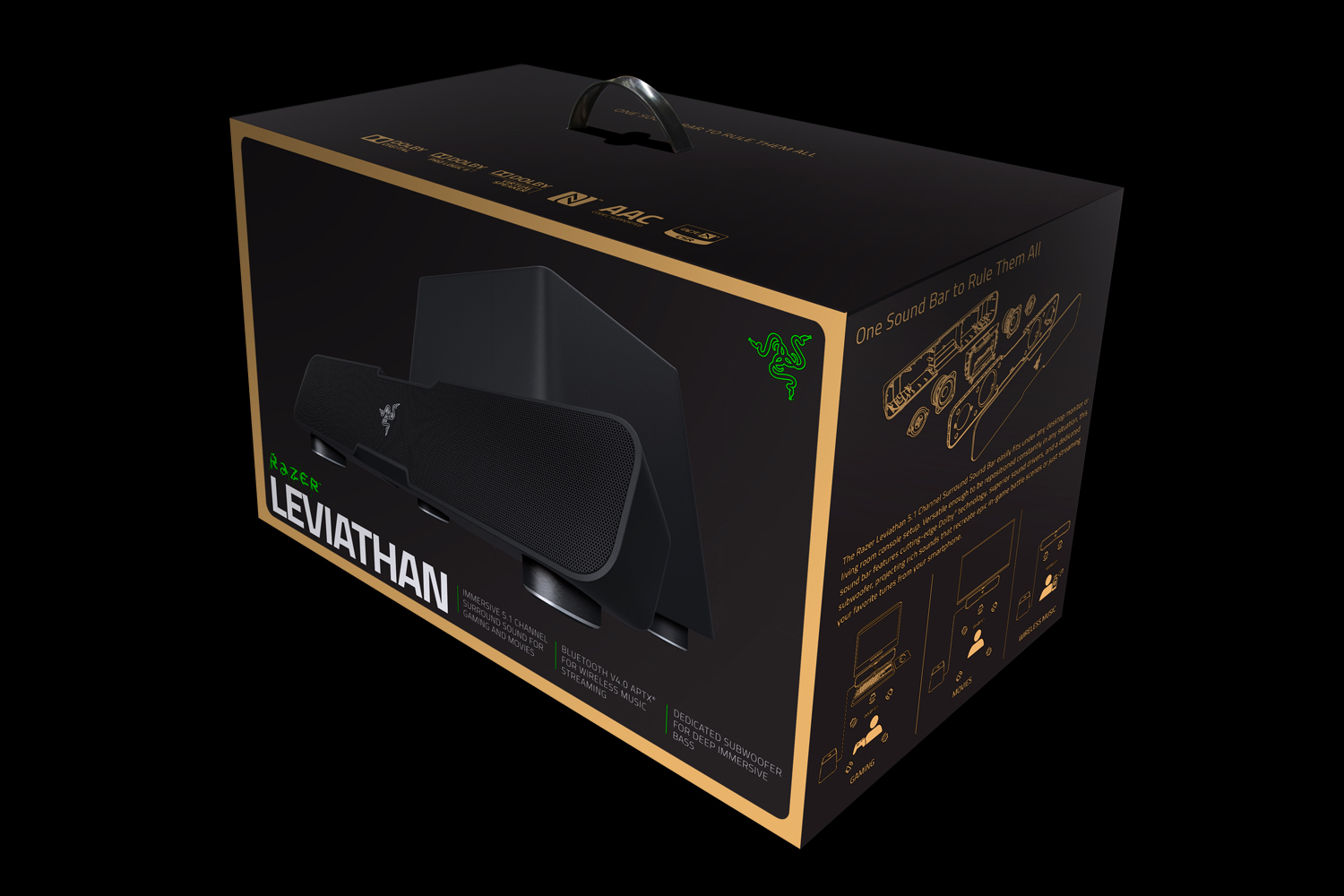 soundbar razer leviathan 5.1 bluetooth