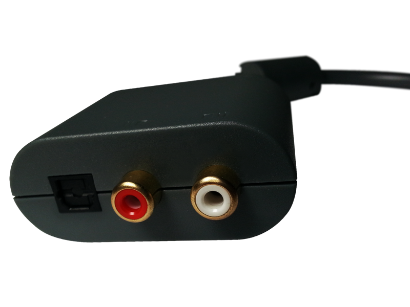 Xbox 360 Audio Adapter Connects Optical and Analog Gaming Headsets