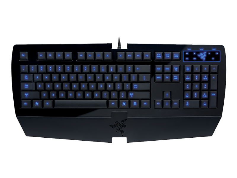 Razer Lycosa Gaming Keyboard - Keytop with Non-slip Rubber Finish 