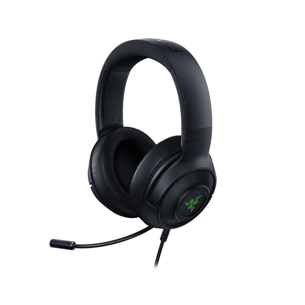  Razer Kraken X - Gaming Headset (Ultralight Gaming Headset for  PC, Mac, Xbox One, PS4 and Switch, Headband Padding, 7.1 Surround Sound)  Black : Video Games